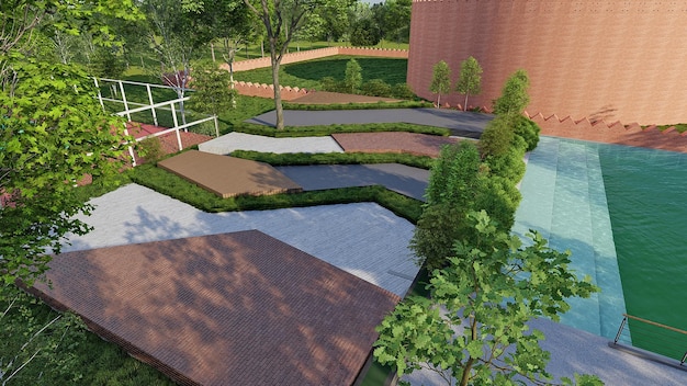 Modular garden design with flexible layouts